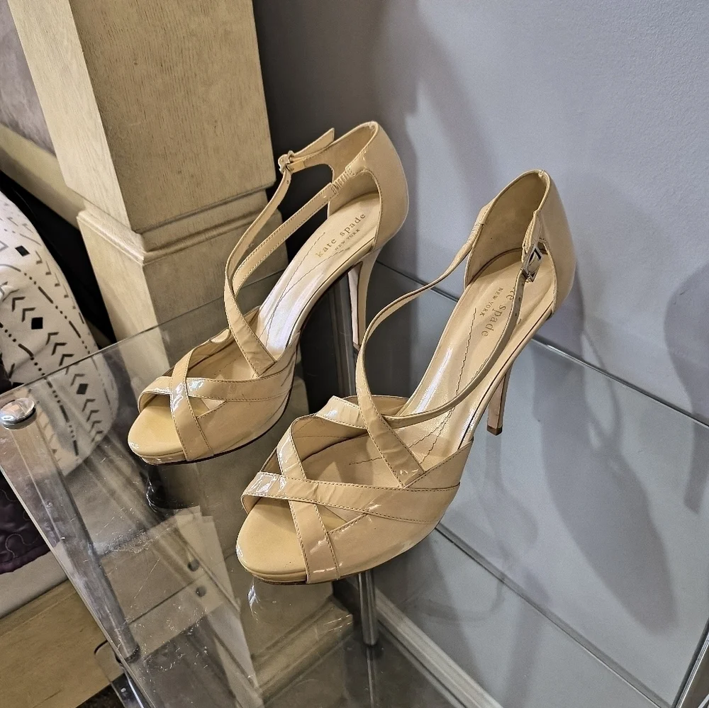 Kate Spade Tan High Heels